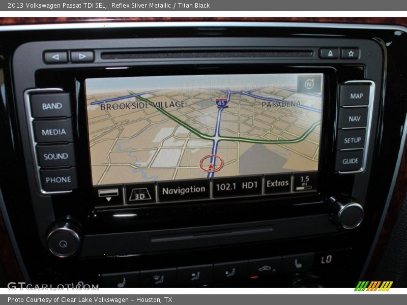 Reflex Silver Metallic / Titan Black 2013 Volkswagen Passat TDI SEL