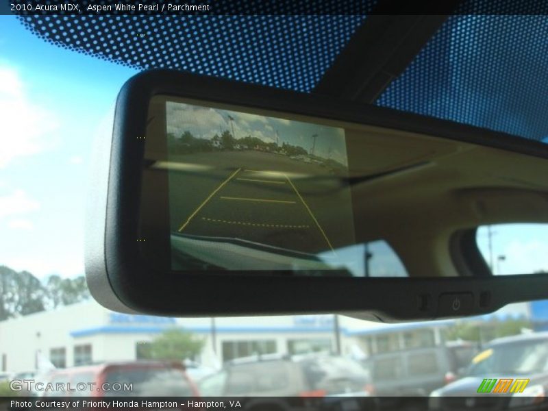Aspen White Pearl / Parchment 2010 Acura MDX