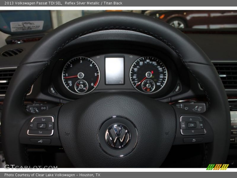 Reflex Silver Metallic / Titan Black 2013 Volkswagen Passat TDI SEL