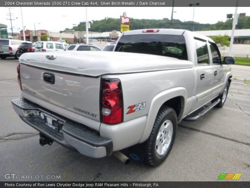 Silver Birch Metallic / Dark Charcoal 2004 Chevrolet Silverado 1500 Z71 Crew Cab 4x4