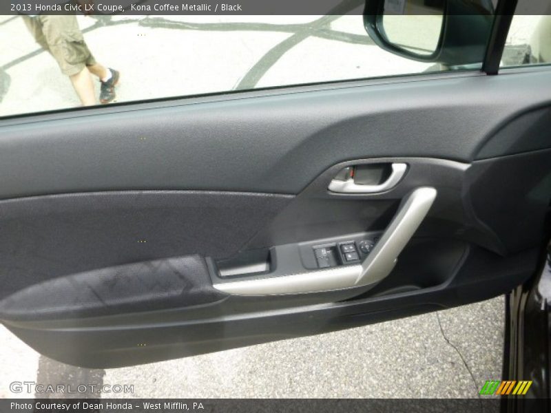 Kona Coffee Metallic / Black 2013 Honda Civic LX Coupe