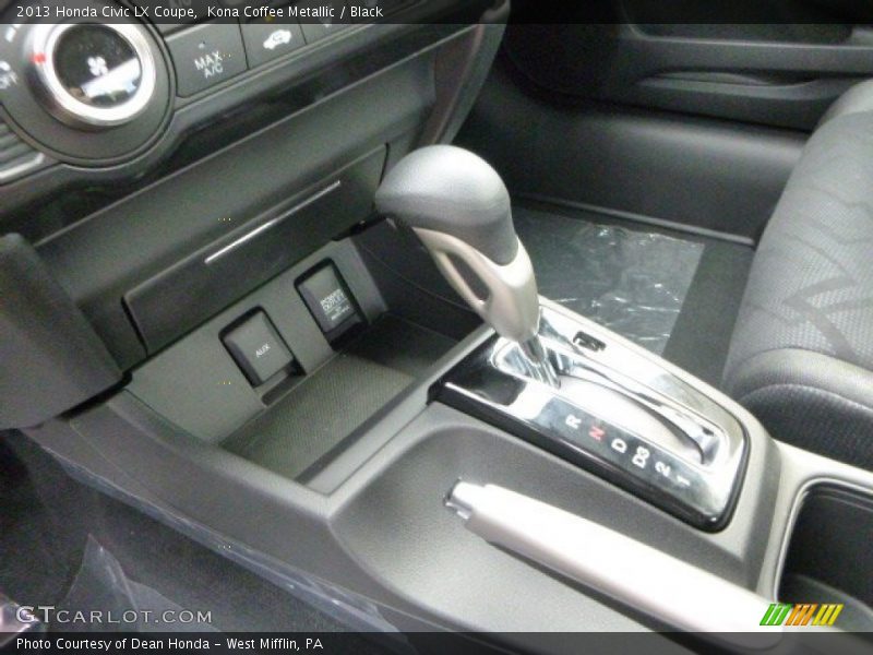 Kona Coffee Metallic / Black 2013 Honda Civic LX Coupe