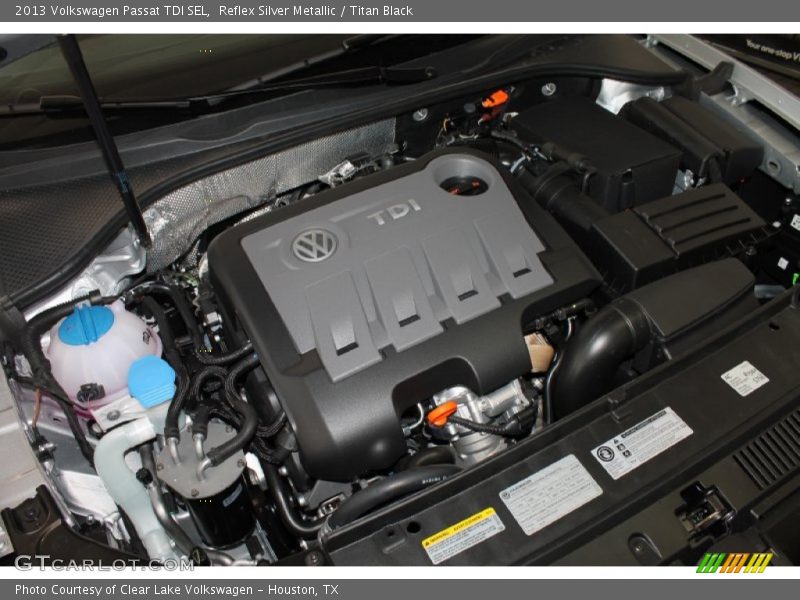 Reflex Silver Metallic / Titan Black 2013 Volkswagen Passat TDI SEL