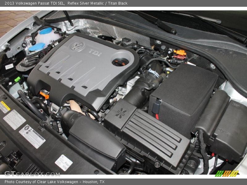 Reflex Silver Metallic / Titan Black 2013 Volkswagen Passat TDI SEL