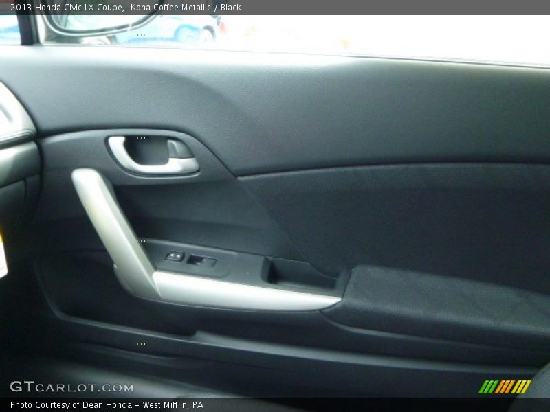 Kona Coffee Metallic / Black 2013 Honda Civic LX Coupe