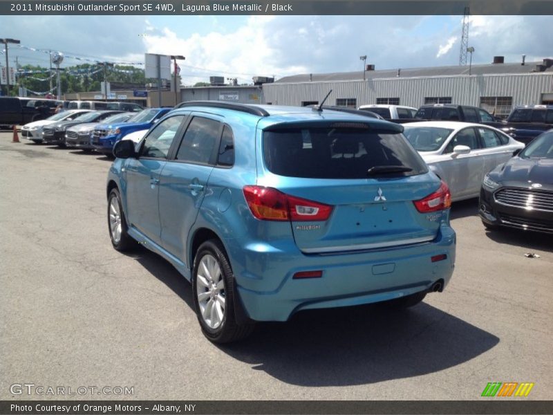 Laguna Blue Metallic / Black 2011 Mitsubishi Outlander Sport SE 4WD