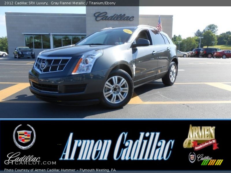 Gray Flannel Metallic / Titanium/Ebony 2012 Cadillac SRX Luxury
