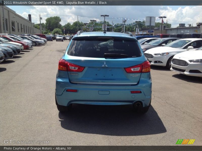 Laguna Blue Metallic / Black 2011 Mitsubishi Outlander Sport SE 4WD