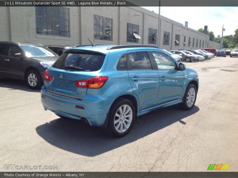 Laguna Blue Metallic / Black 2011 Mitsubishi Outlander Sport SE 4WD