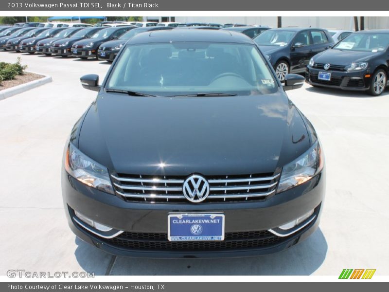 Black / Titan Black 2013 Volkswagen Passat TDI SEL