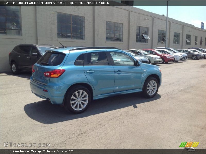 Laguna Blue Metallic / Black 2011 Mitsubishi Outlander Sport SE 4WD