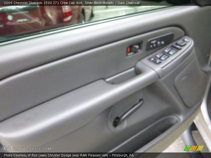 Silver Birch Metallic / Dark Charcoal 2004 Chevrolet Silverado 1500 Z71 Crew Cab 4x4