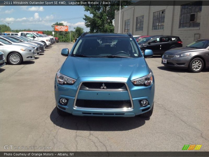 Laguna Blue Metallic / Black 2011 Mitsubishi Outlander Sport SE 4WD