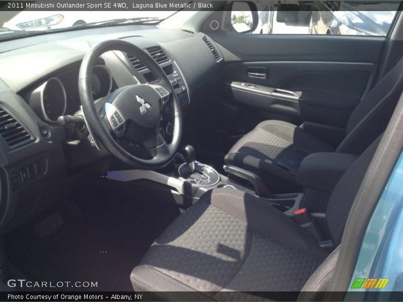 Laguna Blue Metallic / Black 2011 Mitsubishi Outlander Sport SE 4WD