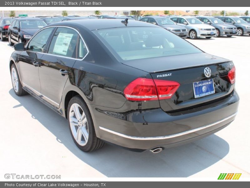 Black / Titan Black 2013 Volkswagen Passat TDI SEL