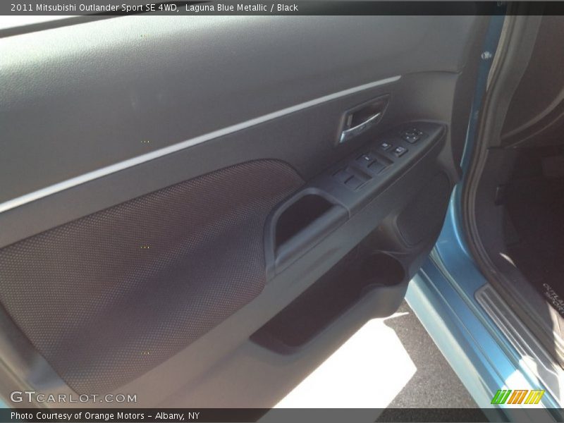 Laguna Blue Metallic / Black 2011 Mitsubishi Outlander Sport SE 4WD