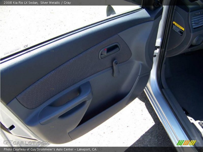 Silver Metallic / Gray 2008 Kia Rio LX Sedan