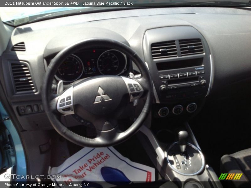 Laguna Blue Metallic / Black 2011 Mitsubishi Outlander Sport SE 4WD