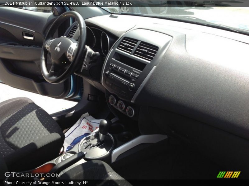 Laguna Blue Metallic / Black 2011 Mitsubishi Outlander Sport SE 4WD