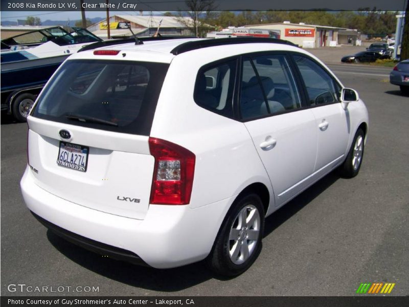 Clear White / Gray 2008 Kia Rondo LX V6