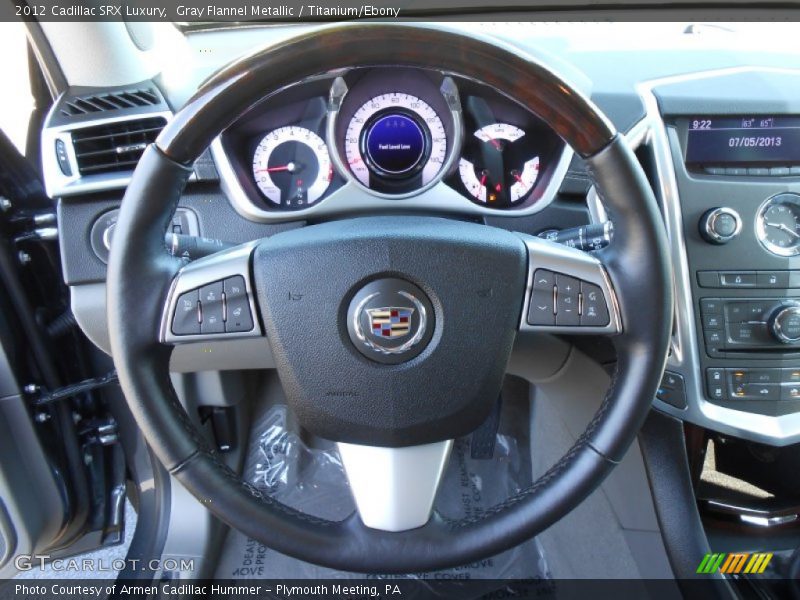 Gray Flannel Metallic / Titanium/Ebony 2012 Cadillac SRX Luxury