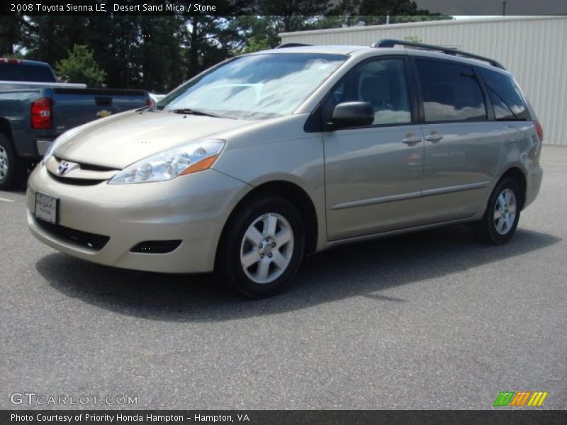 Desert Sand Mica / Stone 2008 Toyota Sienna LE