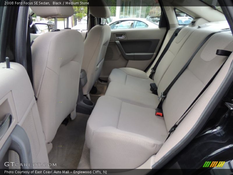Black / Medium Stone 2008 Ford Focus SE Sedan