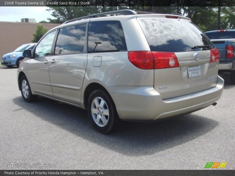 Desert Sand Mica / Stone 2008 Toyota Sienna LE