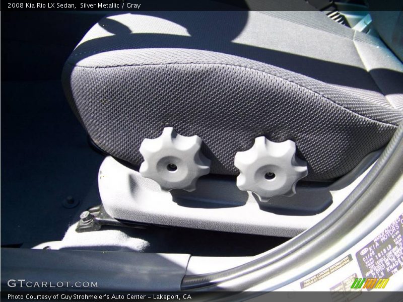 Silver Metallic / Gray 2008 Kia Rio LX Sedan