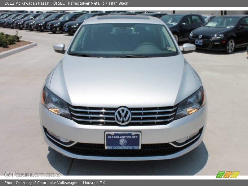 Reflex Silver Metallic / Titan Black 2013 Volkswagen Passat TDI SEL