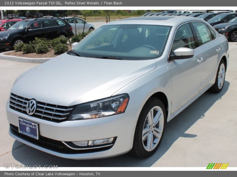 Reflex Silver Metallic / Titan Black 2013 Volkswagen Passat TDI SEL