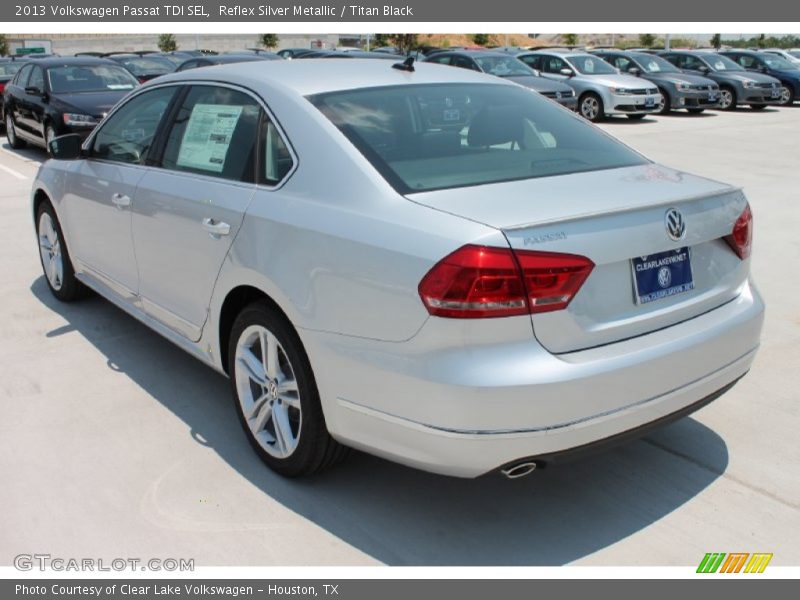 Reflex Silver Metallic / Titan Black 2013 Volkswagen Passat TDI SEL