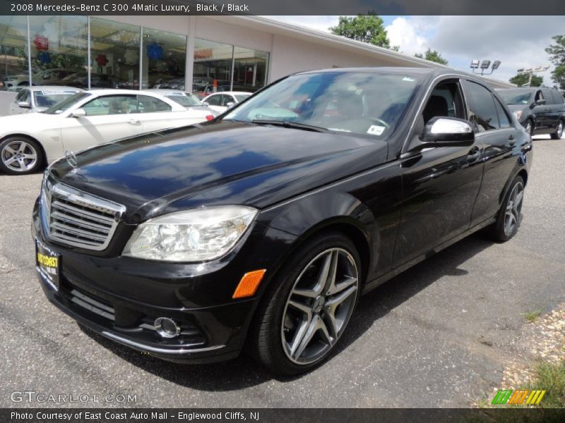 Black / Black 2008 Mercedes-Benz C 300 4Matic Luxury