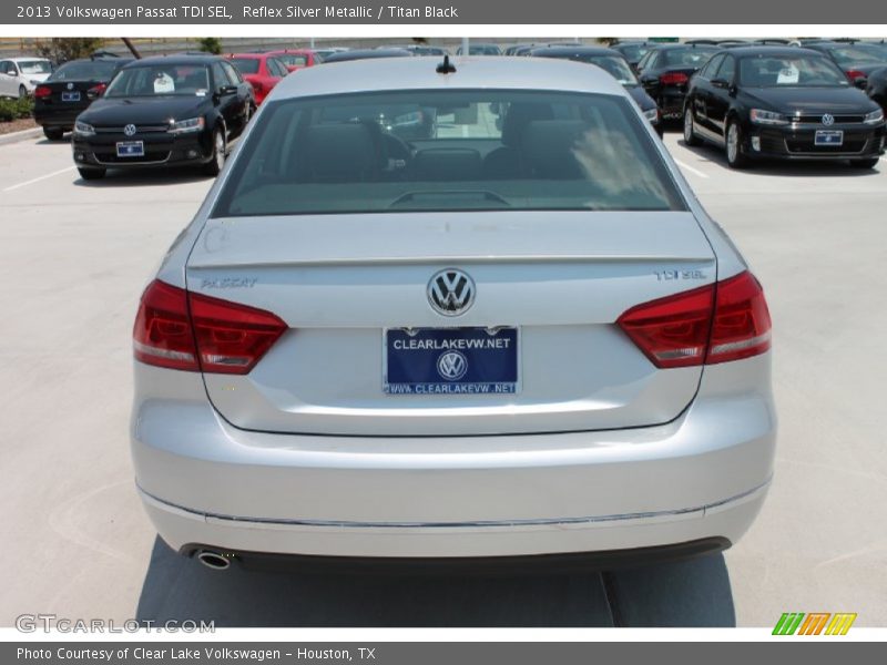 Reflex Silver Metallic / Titan Black 2013 Volkswagen Passat TDI SEL