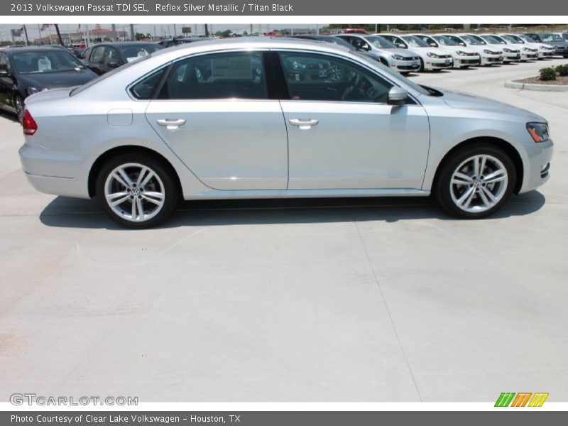 Reflex Silver Metallic / Titan Black 2013 Volkswagen Passat TDI SEL