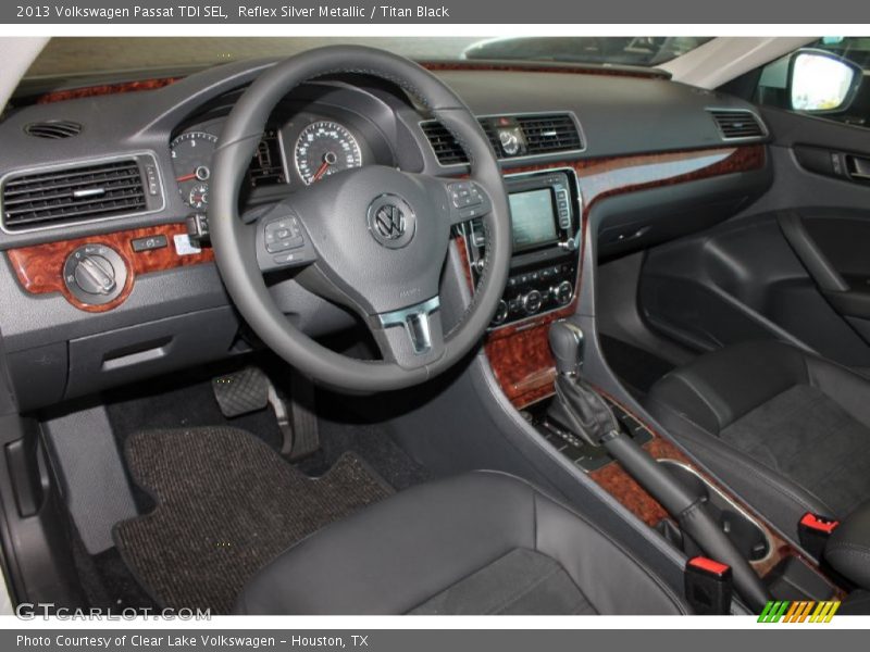 Reflex Silver Metallic / Titan Black 2013 Volkswagen Passat TDI SEL