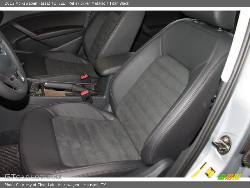 Reflex Silver Metallic / Titan Black 2013 Volkswagen Passat TDI SEL