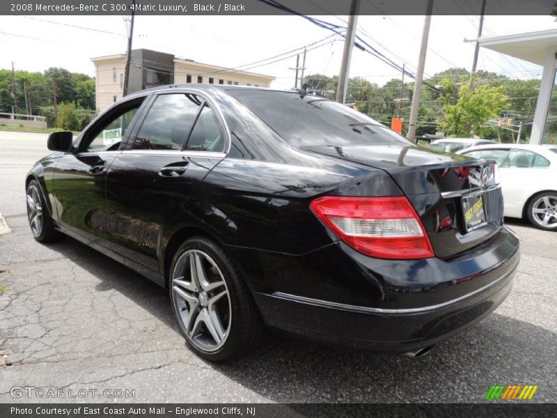 Black / Black 2008 Mercedes-Benz C 300 4Matic Luxury