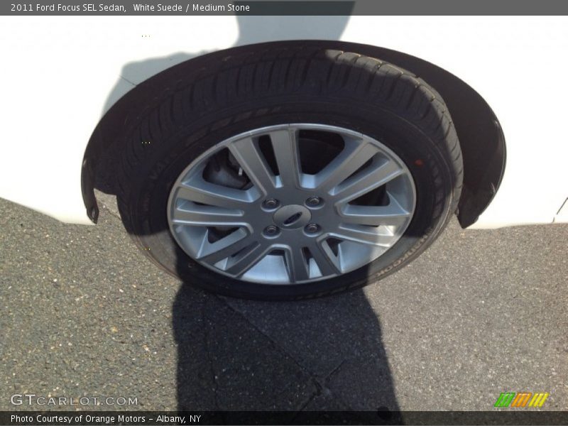 White Suede / Medium Stone 2011 Ford Focus SEL Sedan