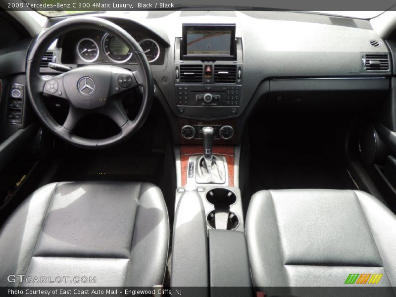 Black / Black 2008 Mercedes-Benz C 300 4Matic Luxury