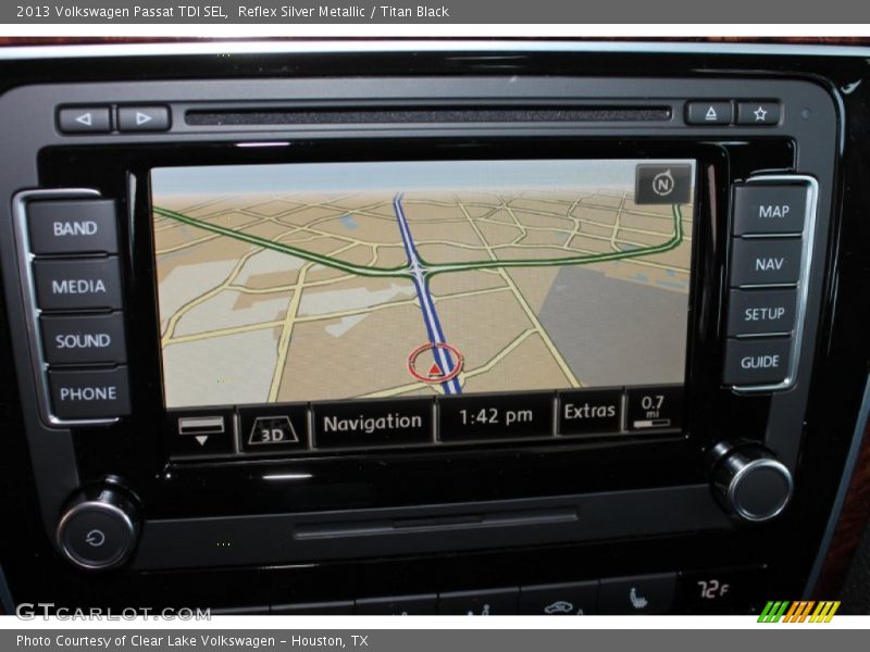 Reflex Silver Metallic / Titan Black 2013 Volkswagen Passat TDI SEL