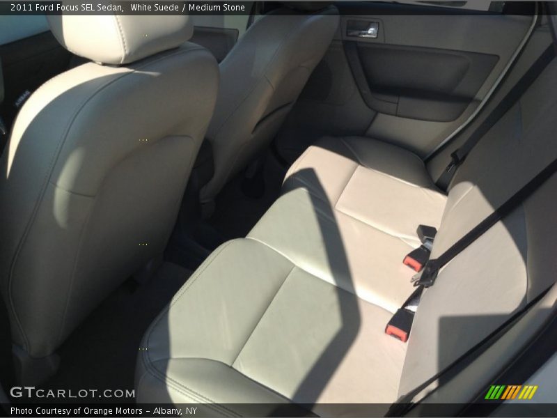 White Suede / Medium Stone 2011 Ford Focus SEL Sedan