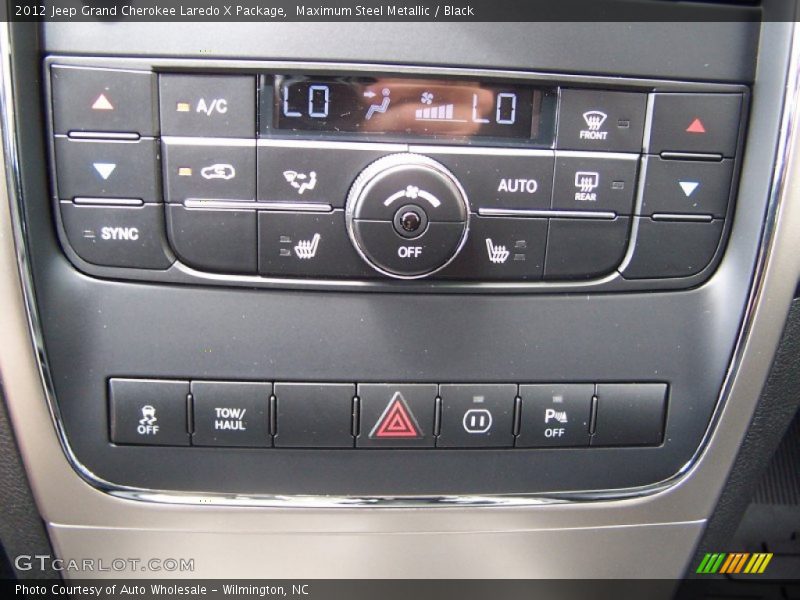 Maximum Steel Metallic / Black 2012 Jeep Grand Cherokee Laredo X Package