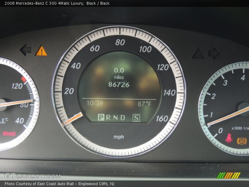 Black / Black 2008 Mercedes-Benz C 300 4Matic Luxury