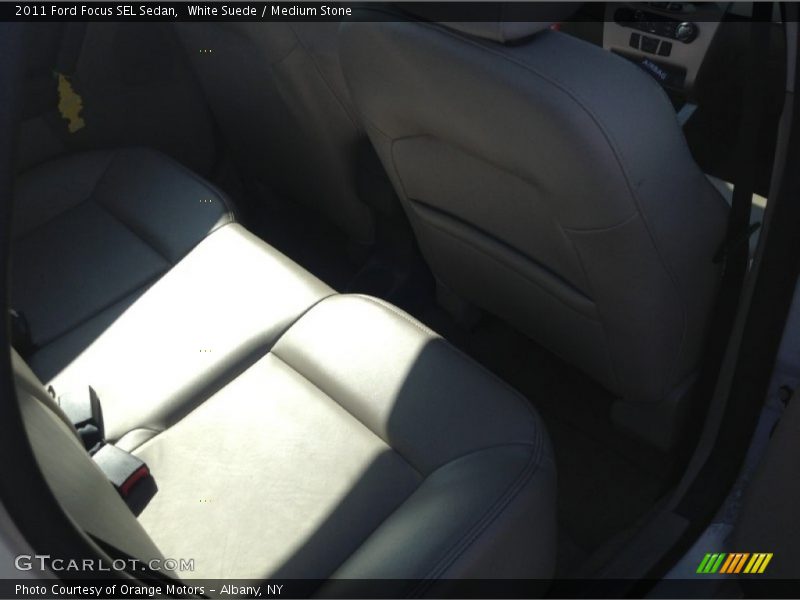 White Suede / Medium Stone 2011 Ford Focus SEL Sedan
