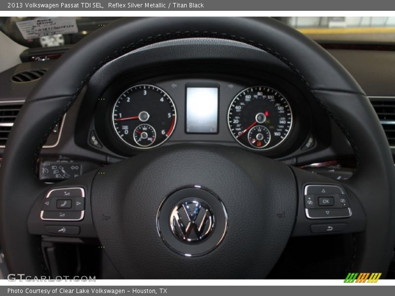 Reflex Silver Metallic / Titan Black 2013 Volkswagen Passat TDI SEL
