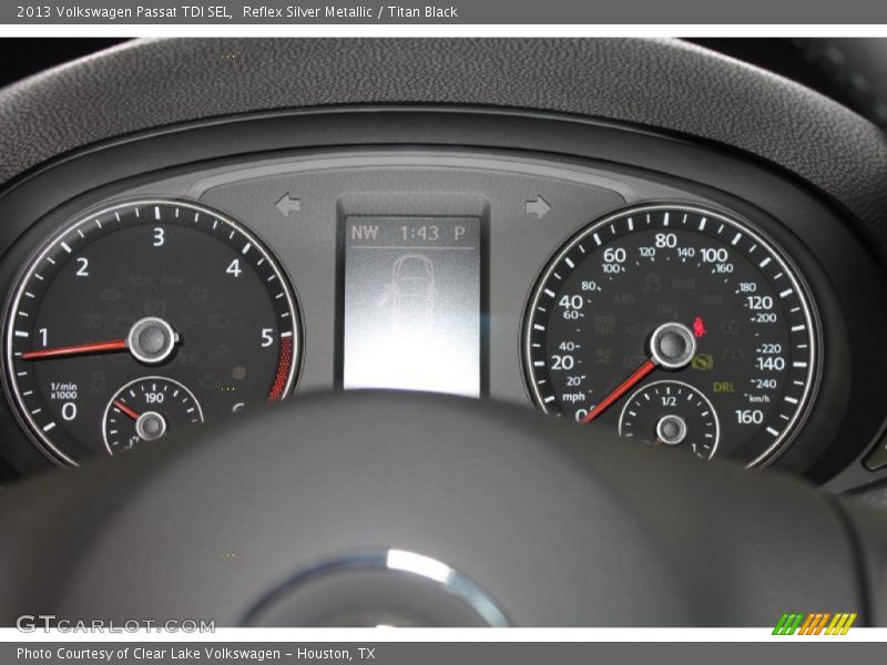 Reflex Silver Metallic / Titan Black 2013 Volkswagen Passat TDI SEL