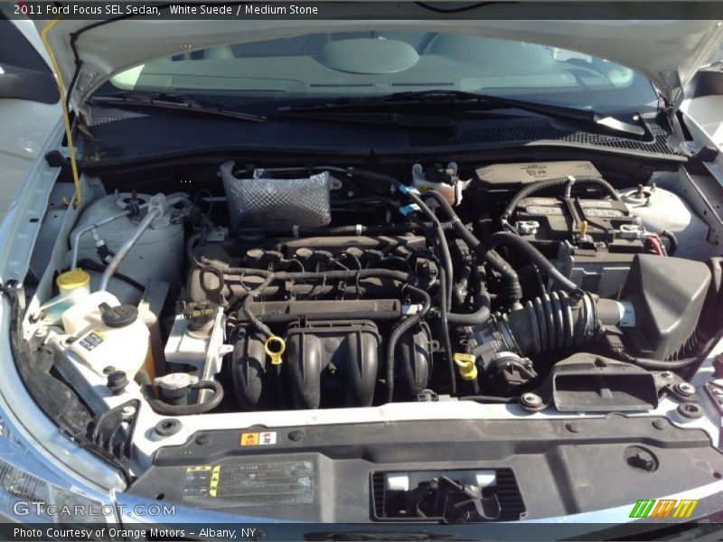 White Suede / Medium Stone 2011 Ford Focus SEL Sedan