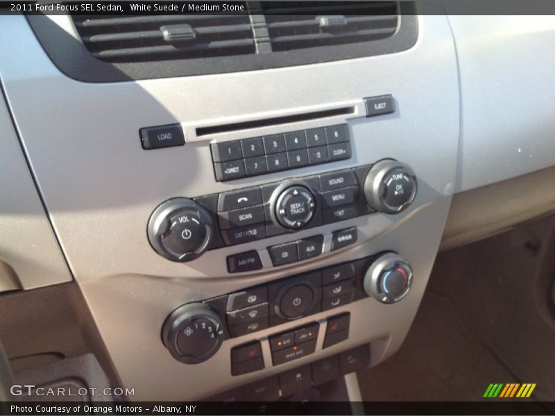 White Suede / Medium Stone 2011 Ford Focus SEL Sedan