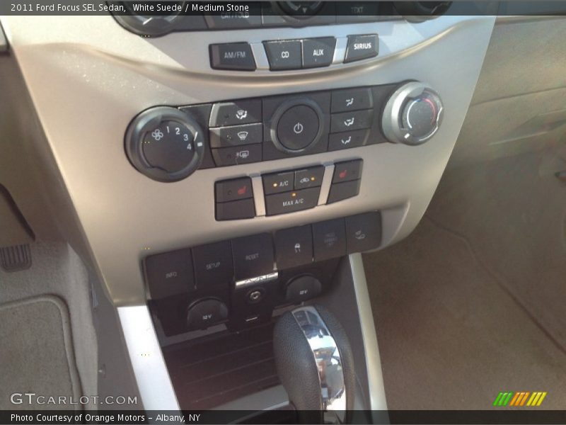 White Suede / Medium Stone 2011 Ford Focus SEL Sedan